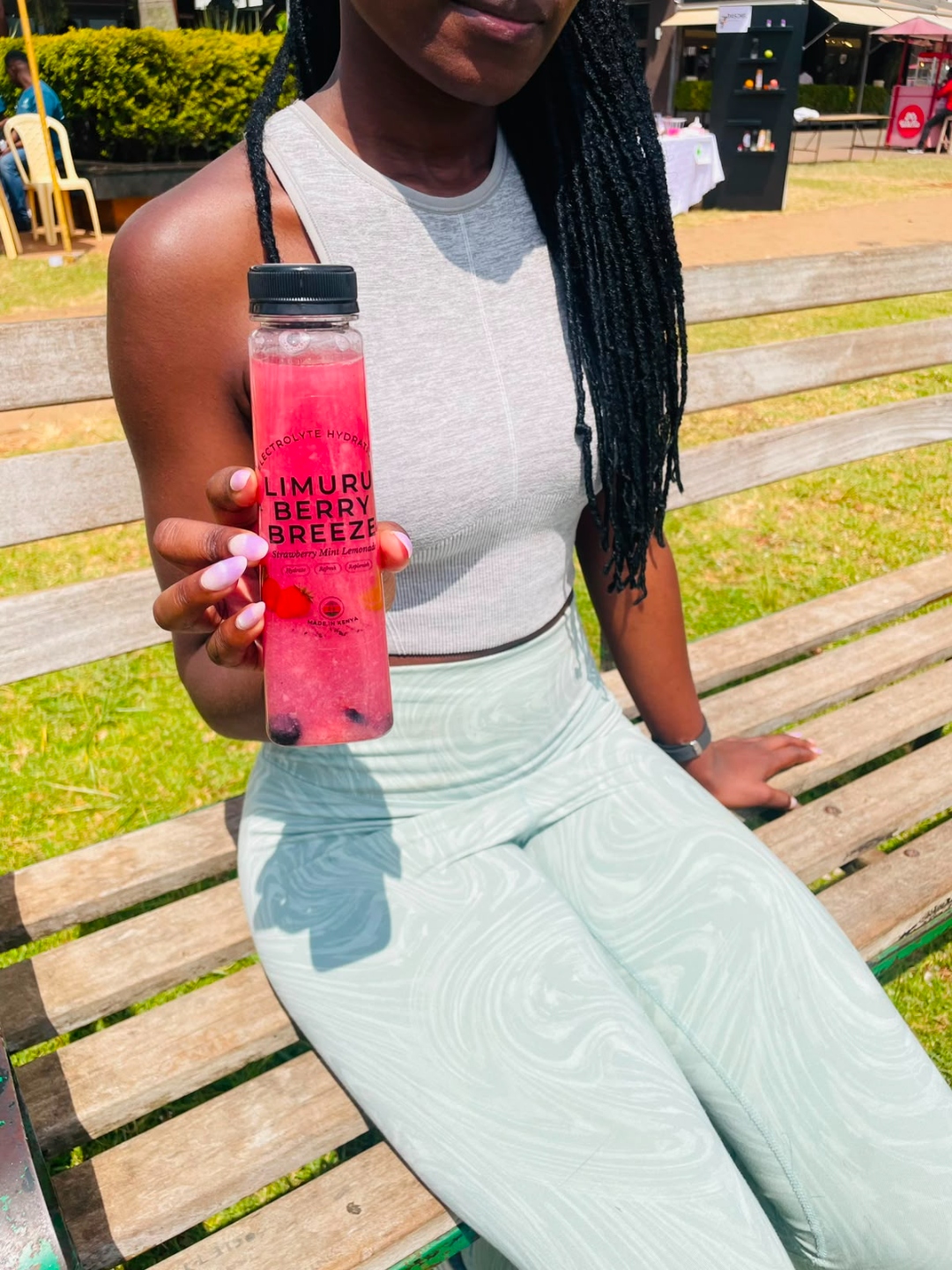 Daschel on the bench with Limuru Berry Breeze